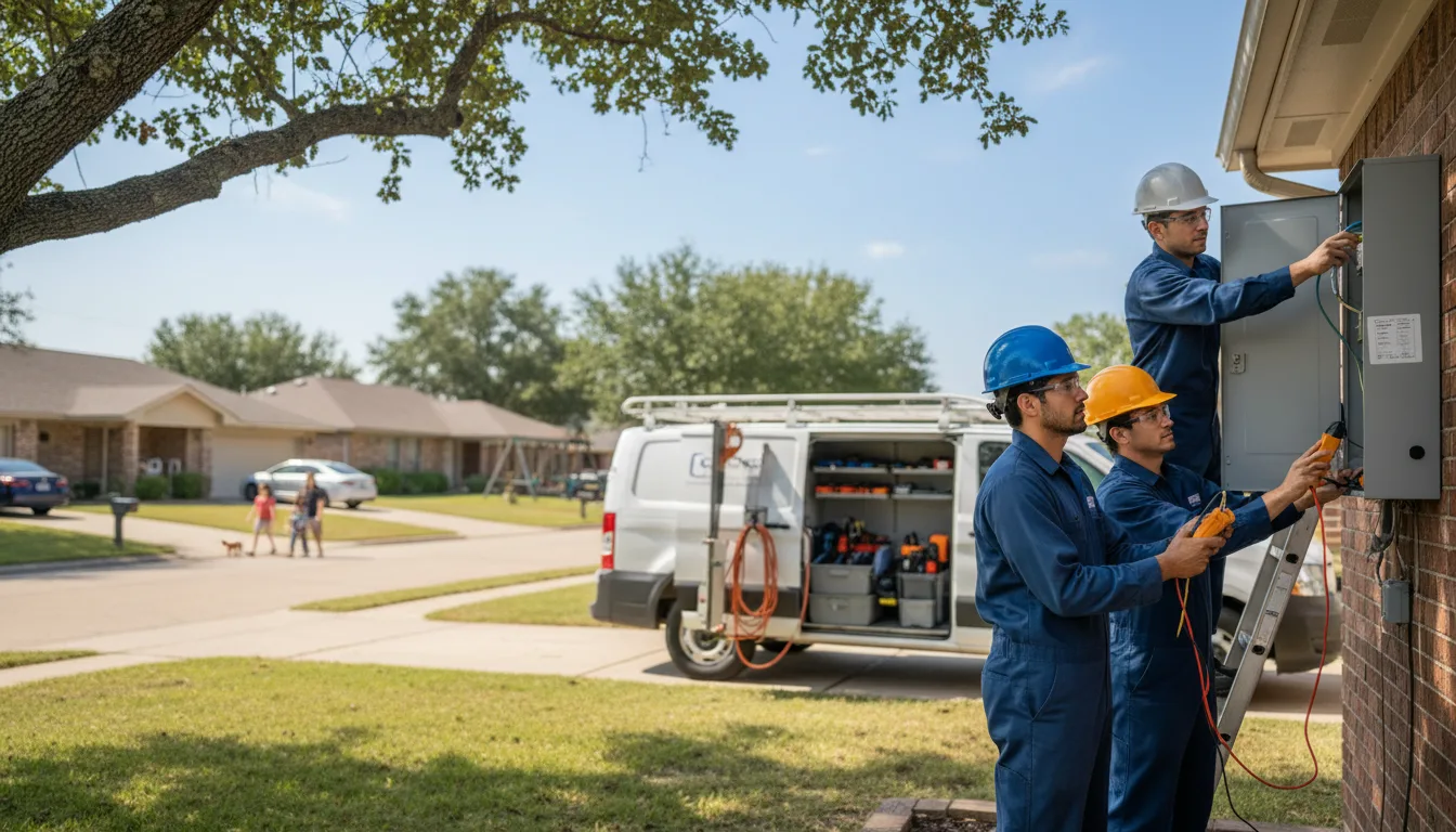 Certified electrician providing emergency electrical services in Glandorf, OH